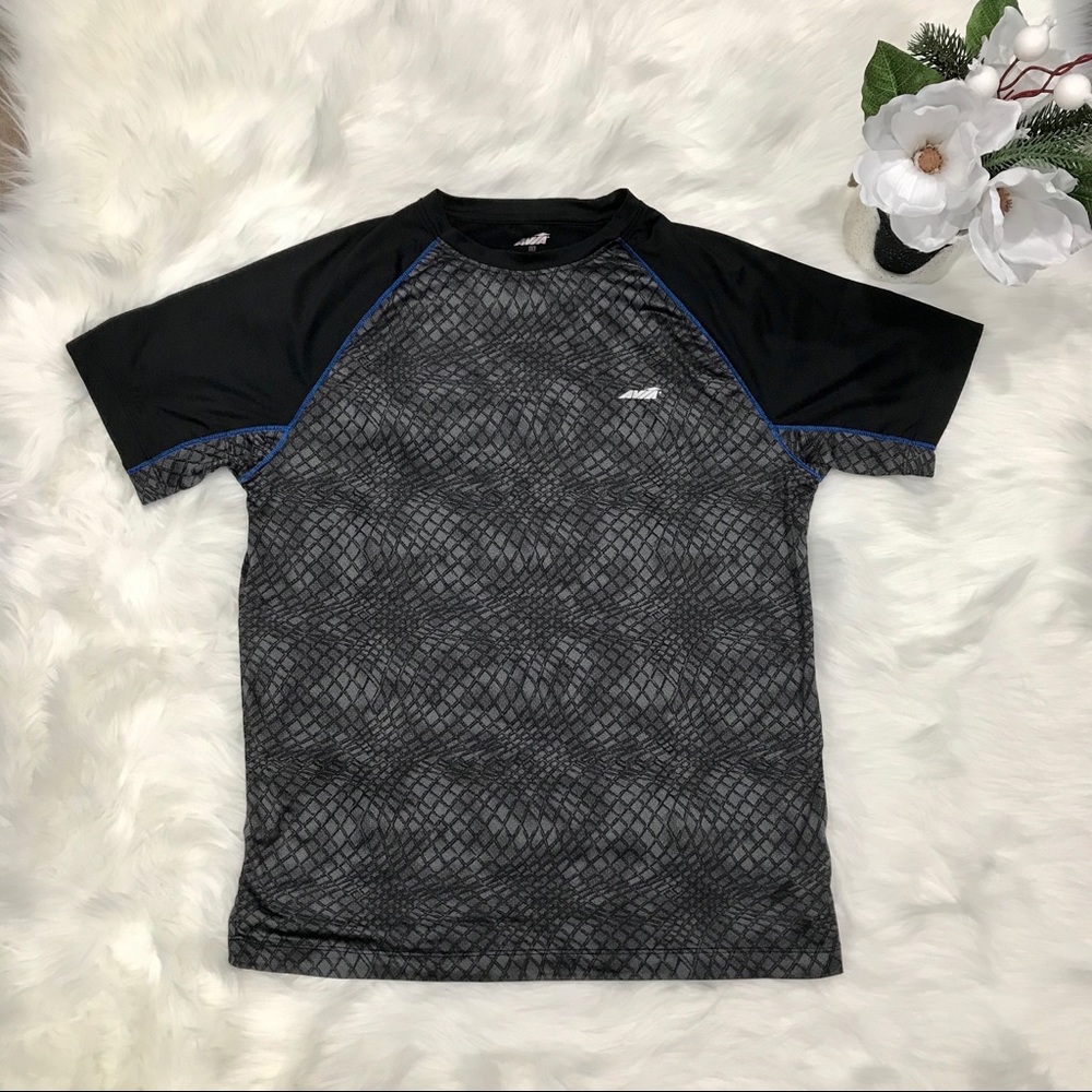 AVIA Mens Athletic T-shirt Medium Gray